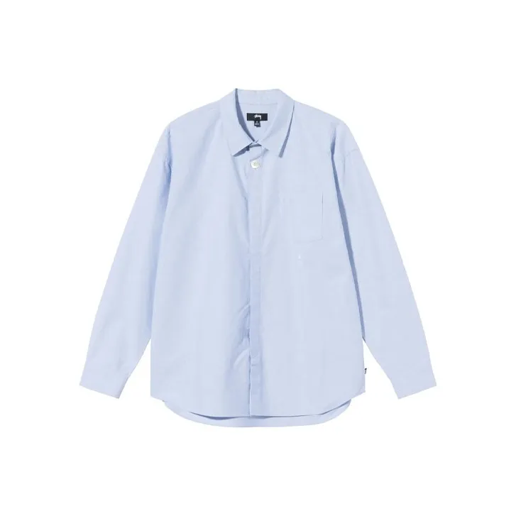 Stussy Big Button Oxford Shirt-0
