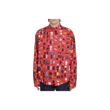 Balenciaga Long Sleeve Large Fit Shirt