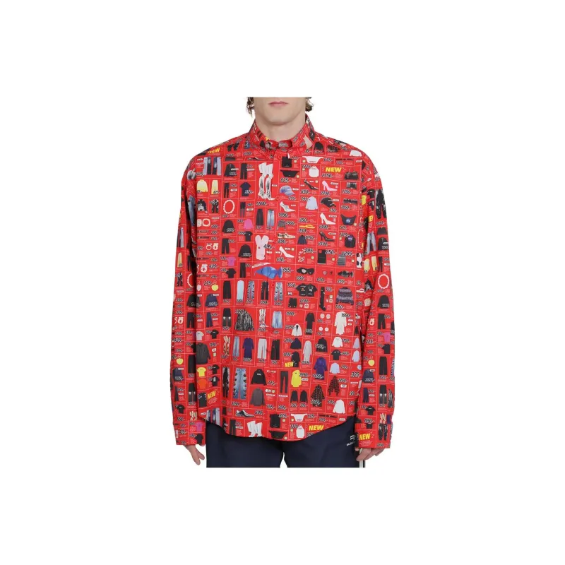 Balenciaga Long Sleeve Large Fit Shirt-0