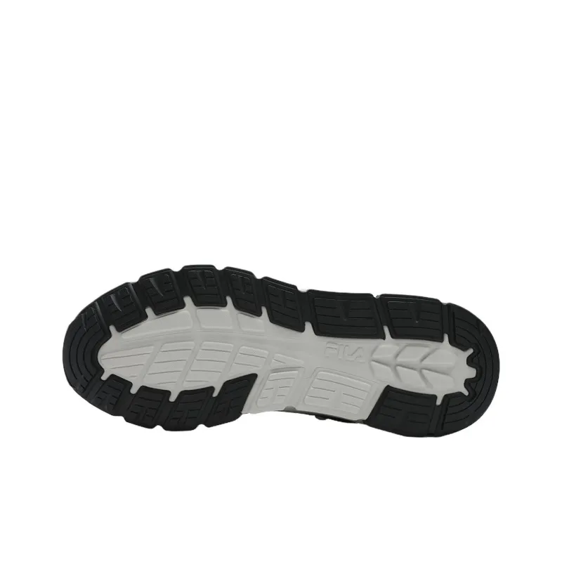 FILA RIBBON Anti Slip Wear Resistant Low Top Casual Shoes Men's Gray White-4