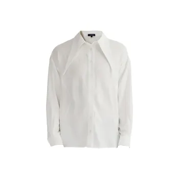 AMANDA BY Long Sleeved Shirts Unisex White