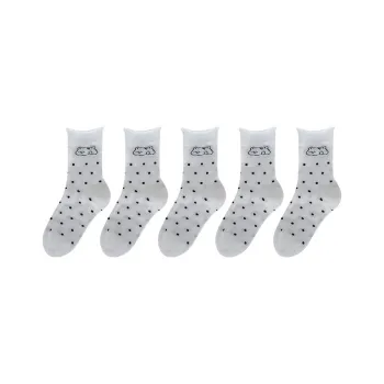 Moremoli Mid Calf Socks Women's 5 Pack
