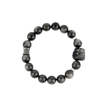 JINGUIFU Obsidian Bracelets Unisex