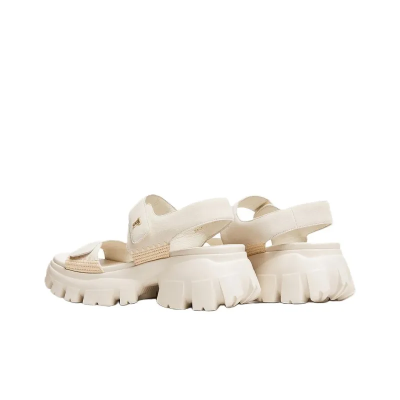 Staccato Almond Snow Skin One Strap Sandals 7cm Women's-2