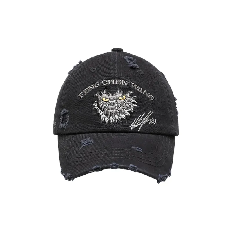 Feng Chen Wang Divine Beast Pattern Hats & Caps Unisex-0