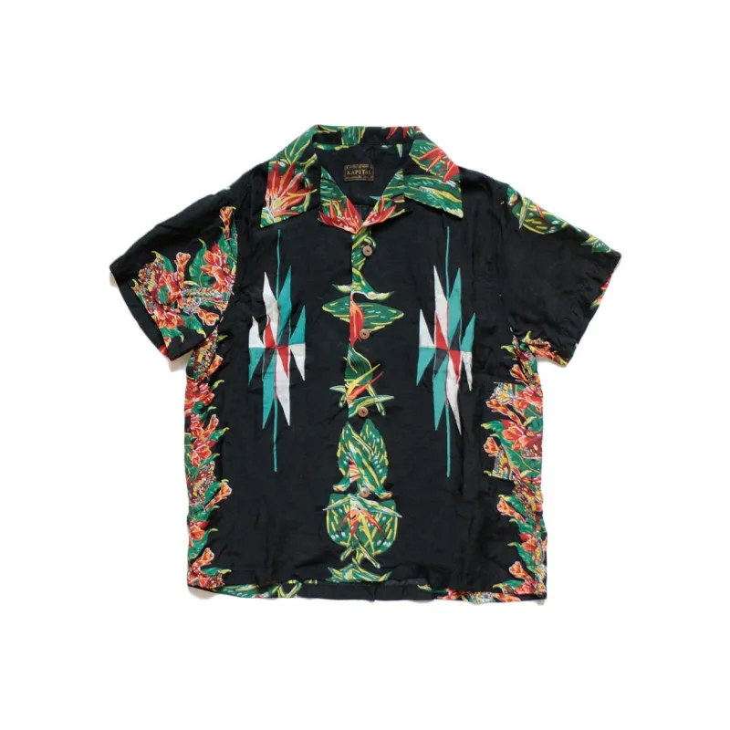 Kapital Hibiscus Ortega Aloha Shirt-2