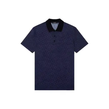 VERSACE Polo Shirts Men Blue