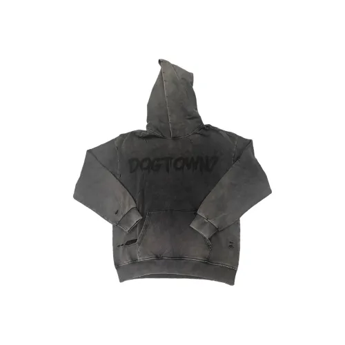 DOGTOWN 블랙 남녀공용 맨투맨