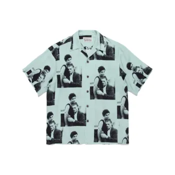 WACKO MARIA WACKO MARIA X Chet Baker Collaboration Series Shirts Men Green