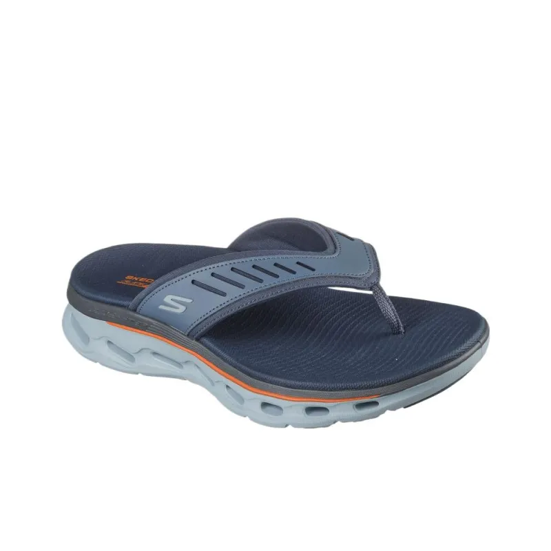 Skechers GO WALK Flip Flops Men's Gray-2