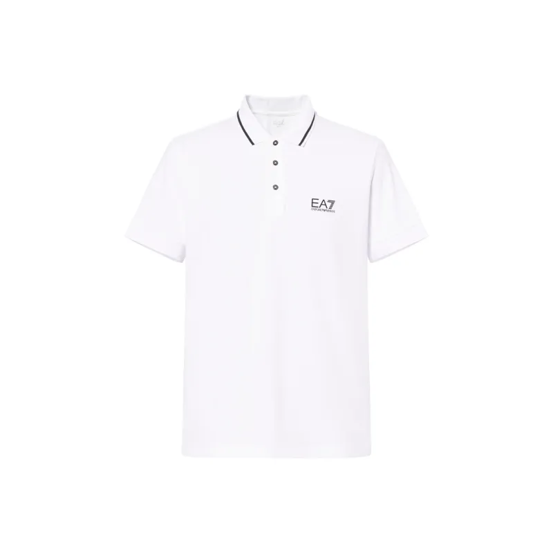 EMPORIO ARMANI EA7 Polo Shirt Men's White-0