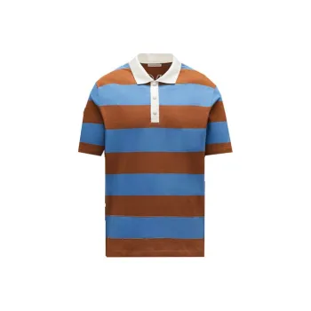Moncler SS22 Polo Shirts Men Blue