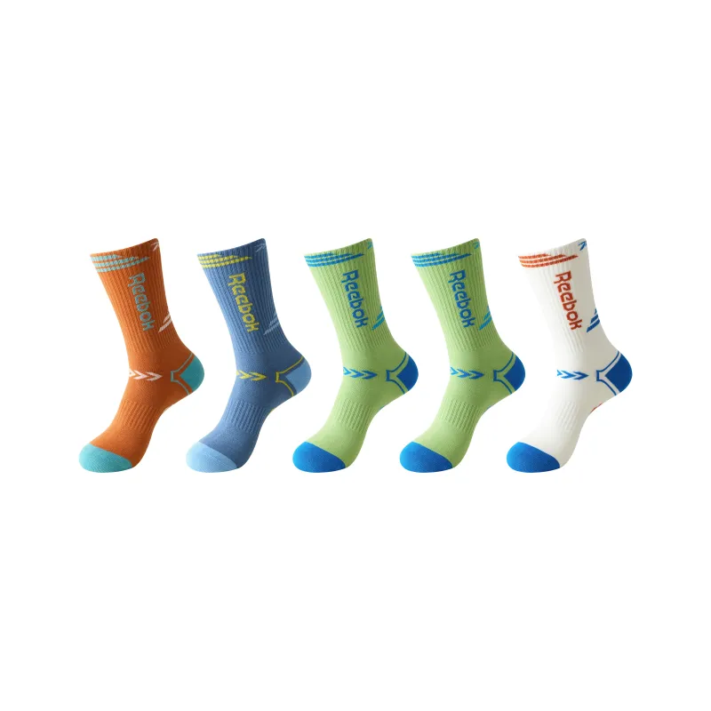 Reebok Mid Calf Socks Unisex 5 Pack-24