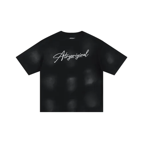 Atry Flower Body LOGO Series T-Shirt Unisex Black