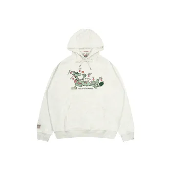 GRAF Sweatshirts Unisex Gray, White, Green Dragon Hoodie
