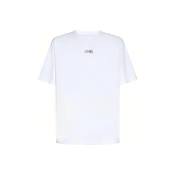 MM6 Maison Margiela Logo Patch Crewneck T Shirt