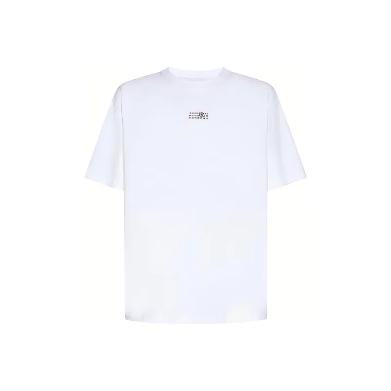 MM6 Maison Margiela Logo Patch Crewneck T Shirt-0