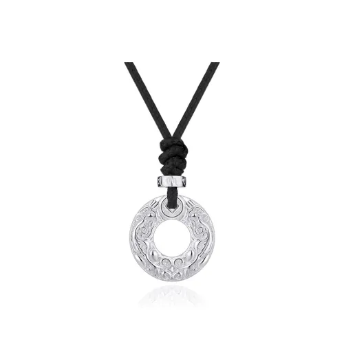 Children's Drawings S999 Fine Silver Necklaces Unisex