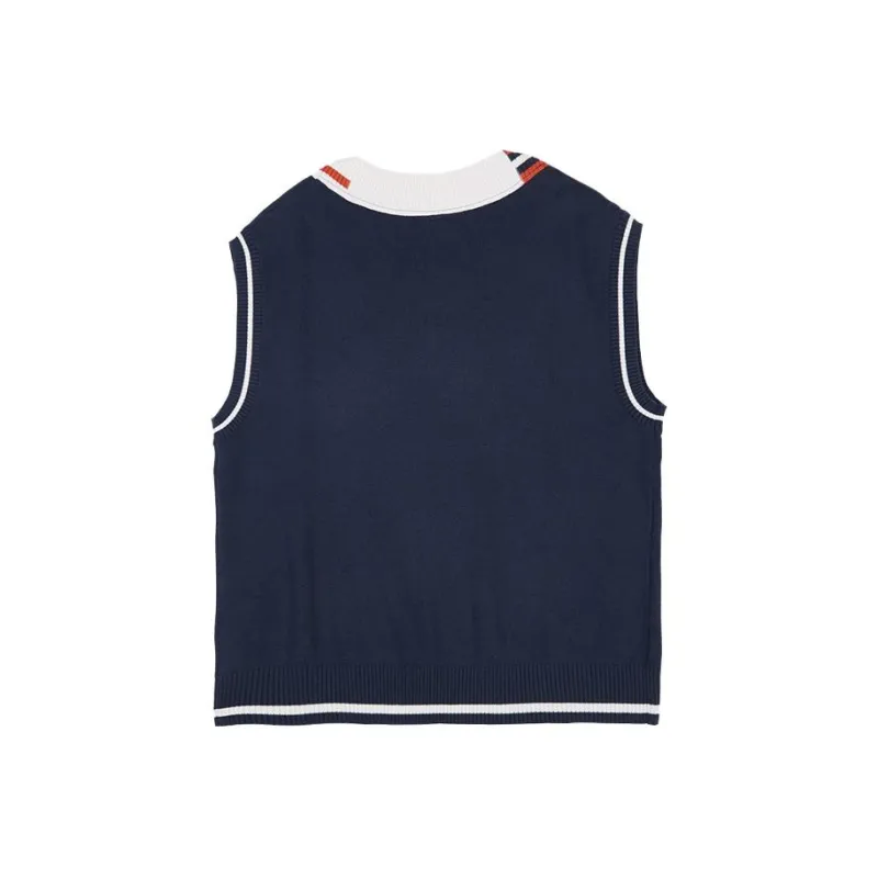 New Era MLB College Style Series Vests Unisex Navy Blue-1