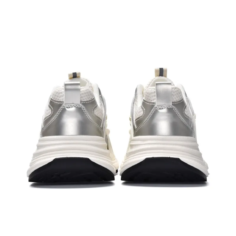 MISTERY Breathable, Slip Resistant, And Abrasion Resistant Low Top Chunky Sneakers Women's-8