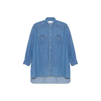 CELINE Shirts Men Blue