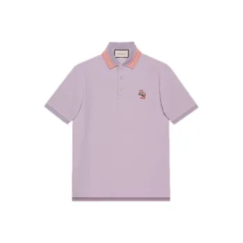 GUCCI Polo Shirt Men's Light Purple
