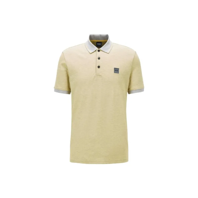 HUGO BOSS Polo Shirts Men Yellow-1
