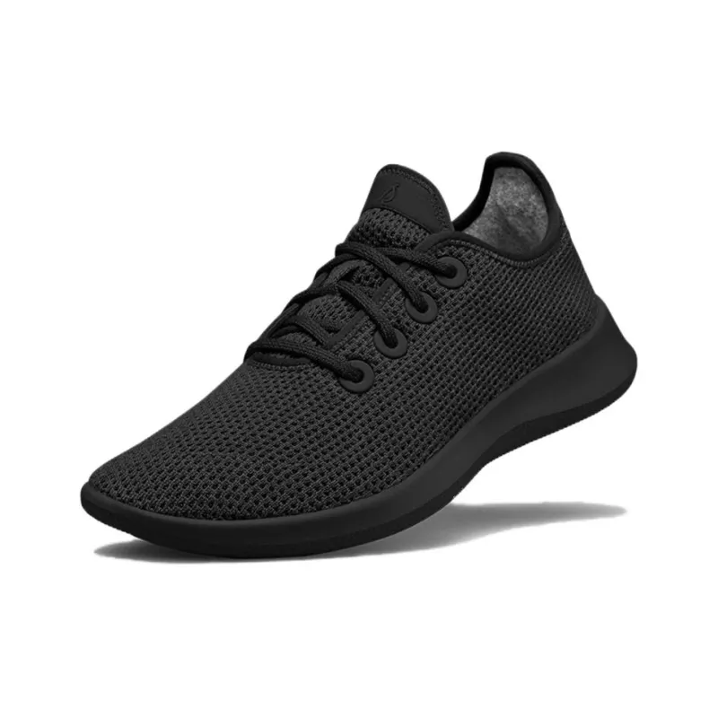 Allbirds Tree Runner Low Top Casual Shoes Men's Obsidian Black-1