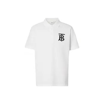 Burberry Polo Shirt Men's White