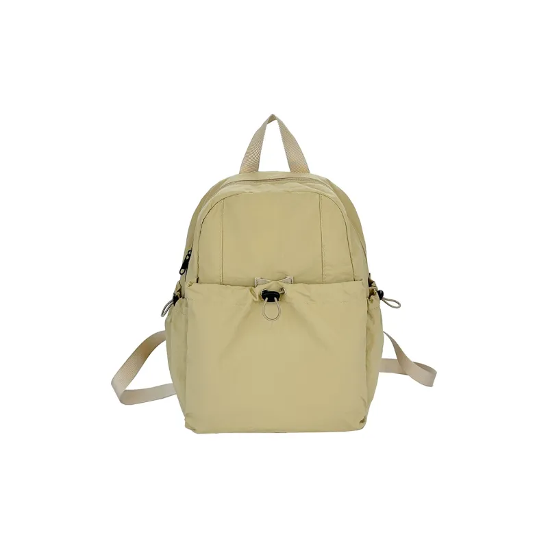 GOBLIN SHARKS 1759 Canvas Backpack Regular Unisex White/Green/Black/Khaki-11