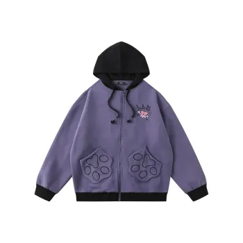 LAMLICKA x AIDEMENG LIANMINGKUAN Sweatshirt Unisex Purple