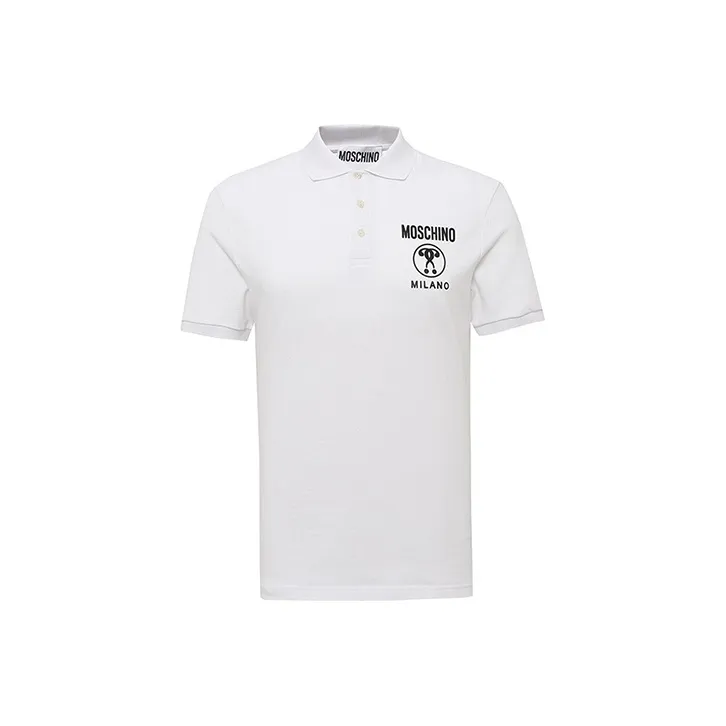 MOSCHINO Polo Shirts Men White-0