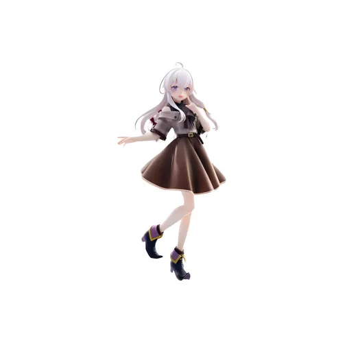 FURYU Wandering Witch The Journey Of Elaina Trio Try IT Collection Figure ーElaina Brown Outfit Styleー Bonus Gifts