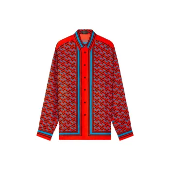 VERSACE Shirts Men Red