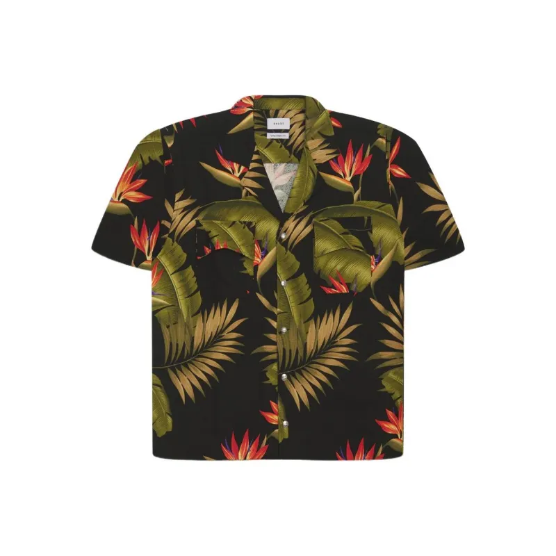 RHUDE Snap 'Green' Shirt-0