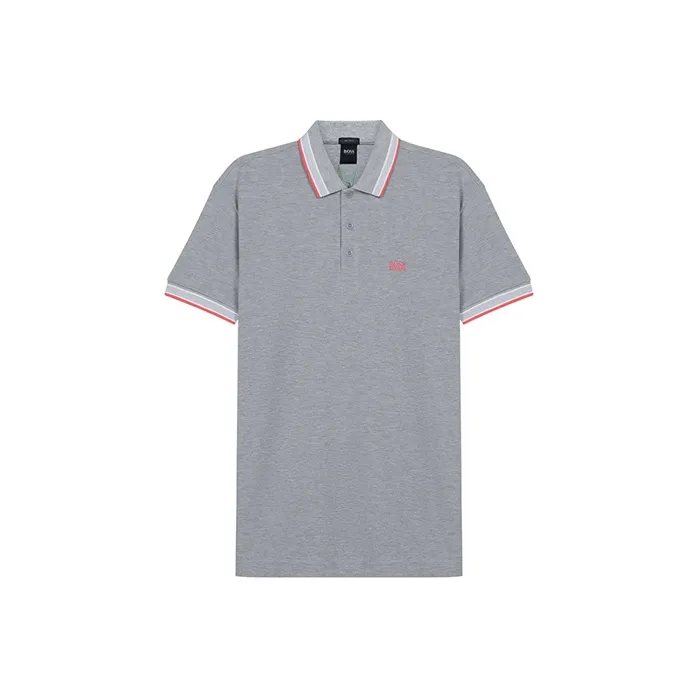 HUGO BOSS Polo Shirts Men Gray-0