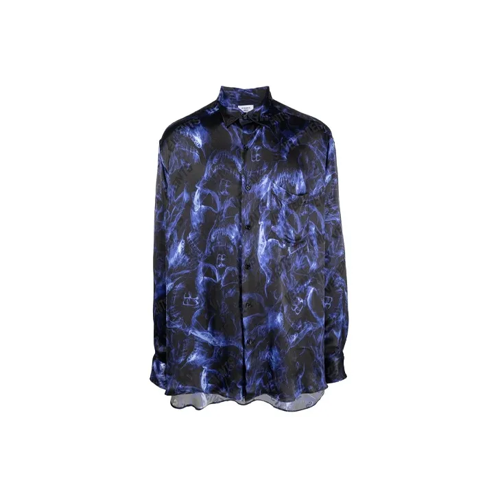 Vetements Shirts Unisex Blue-0