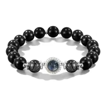 SUNFEEL Obsidian Bracelets Unisex