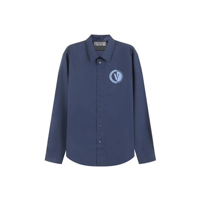 VERSACE JEANS COUTURE FW23 Shirt Men's Dark Blue-0