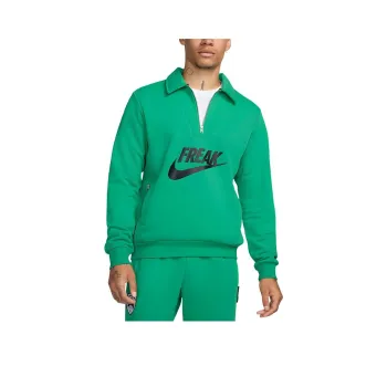 Nike Giannis Standard Issue 1/4-Zip Basketball Top Sweatshirt Men's Green