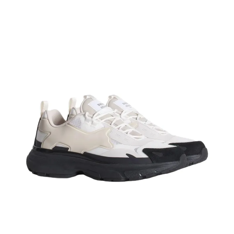 Maison Kitsune SORA Low Top Casual Shoes Men's White-2