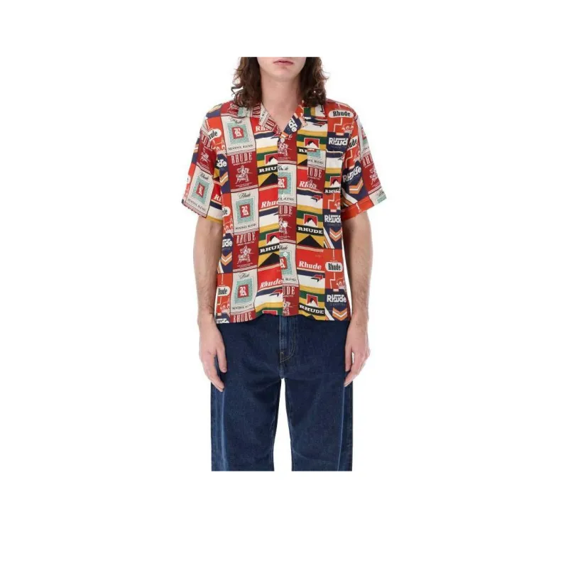 RHUDE Shirts Men Red-0