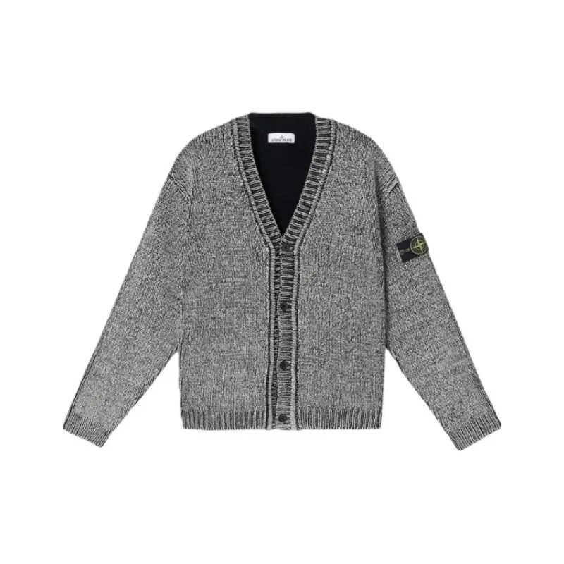 STONE ISLAND Painted effect Cardigan-0