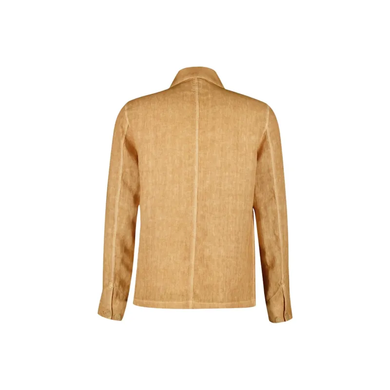 120% LINO Linen Shirt Jacket-1