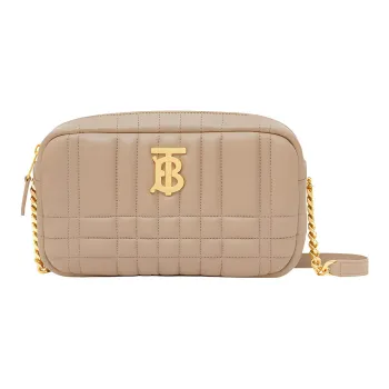 Burberry Lola Bag Lambskin Camera Bag, Crossbody Bag, Shoulder Bag Women's Wheat Rice Color