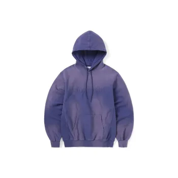 Thisisneverthat SS24 Faded Embroidery Hoodie Purple Sweatshirt Unisex Purple