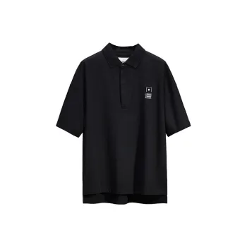 RICKYOUNG Polo Shirts Unisex Black
