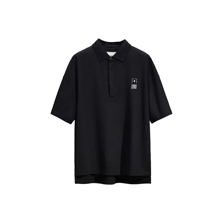 RICKYOUNG Polo Shirts Unisex Black-0