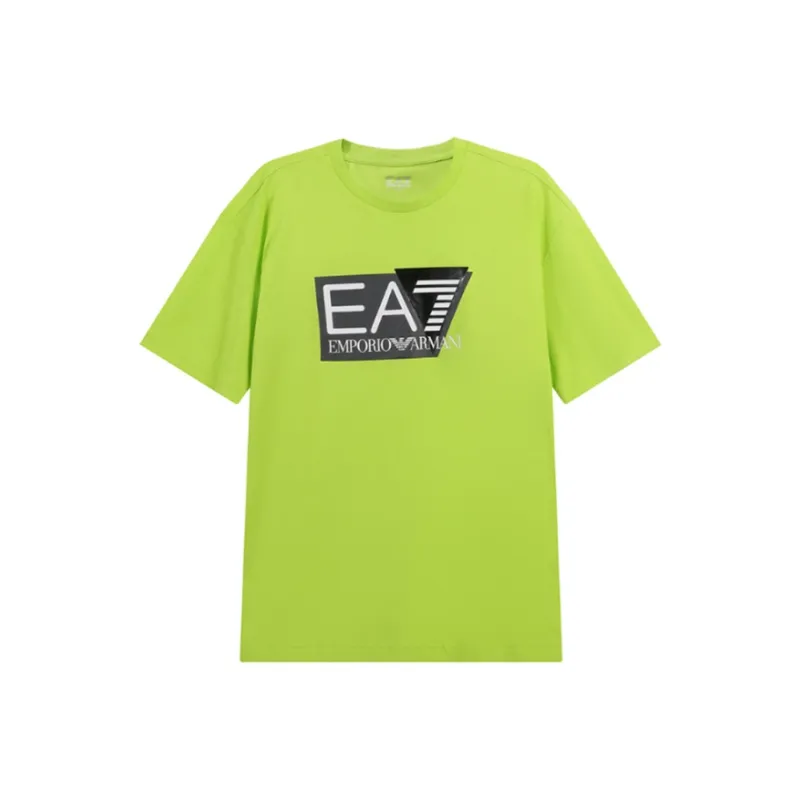 EMPORIO ARMANI EA7 T Shirt Men's Neon Green-0