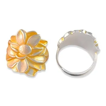 RURA S999 Fine Silver Sterling Silver Rings Women's